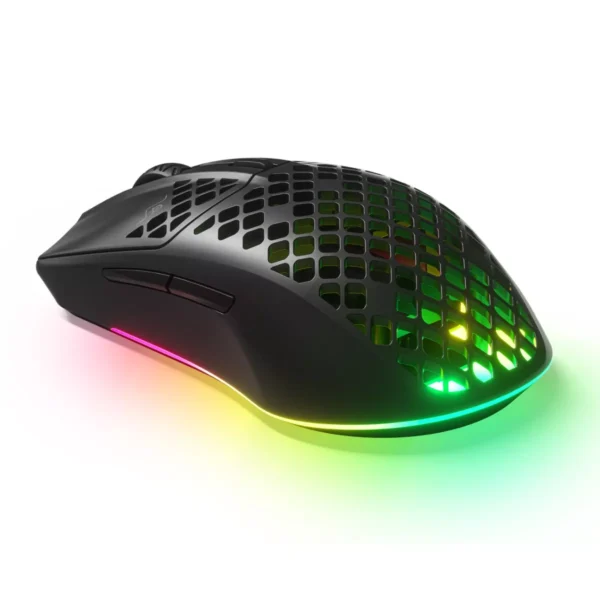 MOUSE GAMER STEELSERIES AEROX 3 WIRLESS BLACK RGB - Imagen 2