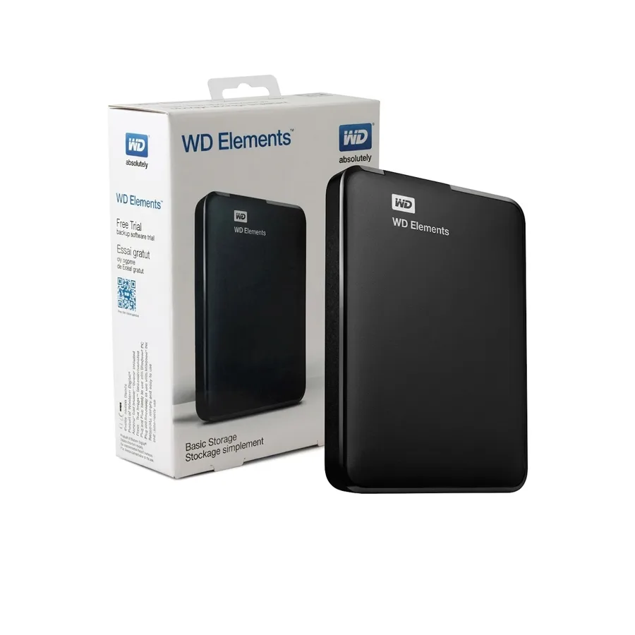 DISCO EXTERNO SSD 1TB WESTER DIGITAL ELEMENTS BLACK