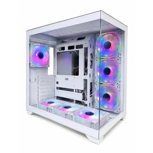 GABINETE GAMER ARS RANGER BLANCO ATX 7 FANS