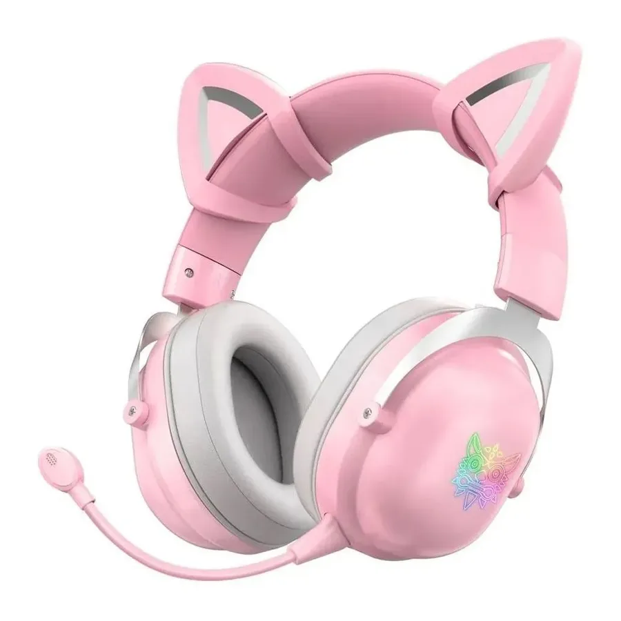 AURICULAR CON MICROFONO ONIKUMA B100 PINK WIRELESS