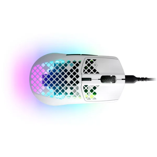 MOUSE GAMER STEELSERIES AEROX 3 WHITE RGB - Imagen 4