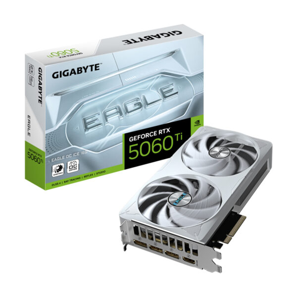 VIDEO GEFORCE RTX 5060 TI 16GB EAGLE OC WHITE