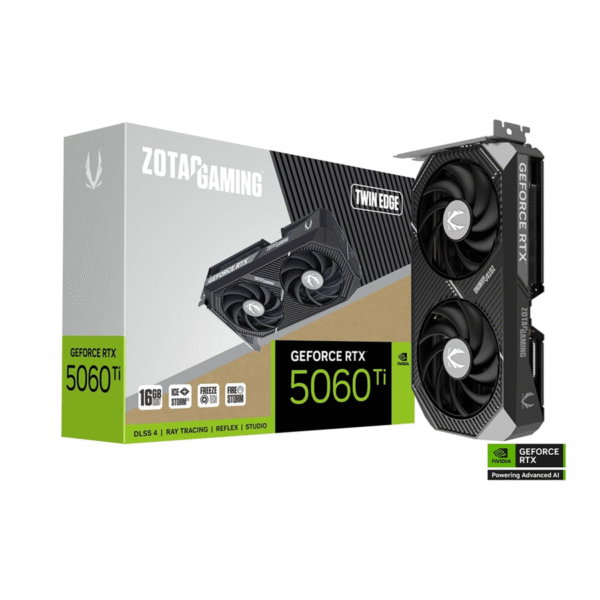 VIDEO GEFORCE RTX 5060 TI 16GB ZOTAC TWIN EDGE