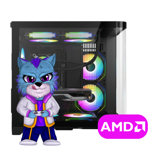 PC GAMER AMD RYZEN 7 5800XT B550M 16GB 1TB M2 RTX 5070 12GB