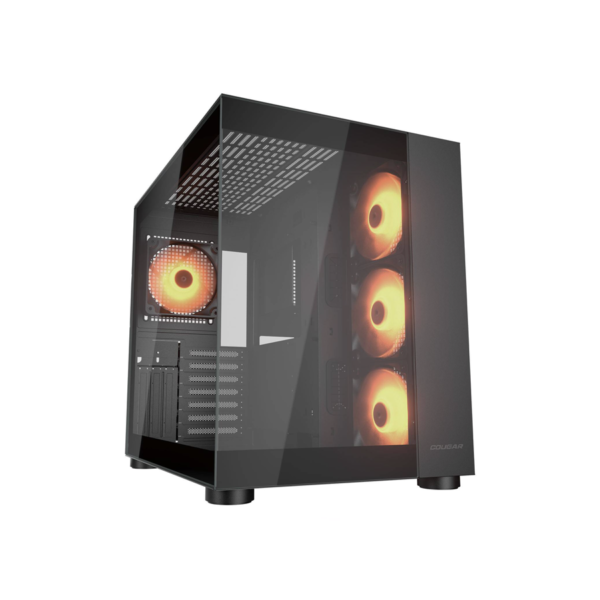 GABINETE GAMER COUGAR FV150 BLACK ATX 4 FANS