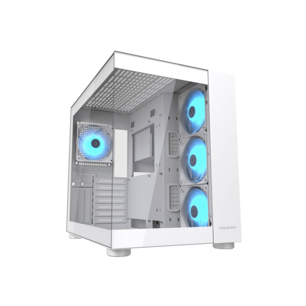 GABINETE GAMER COUGAR FV150 WHITE ATX 4 FANS