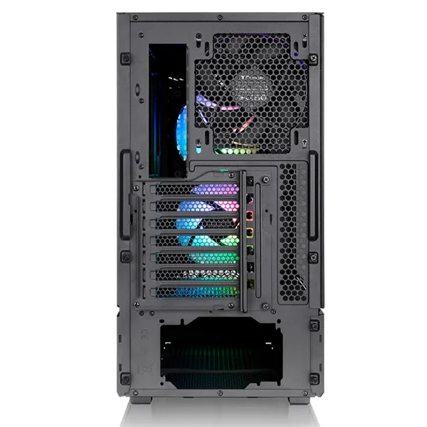 GABINETE GAMER THERMALTAKE CERES 330 FAN ARGB X2 + FAN X1 BLACK - Imagen 4