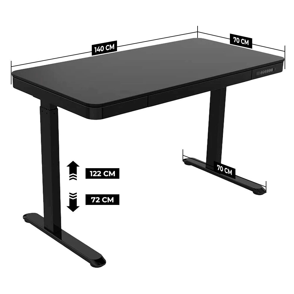 ESCRITORIO ELECTRICO AJUSTABLE DESK NEGRO - Imagen 4