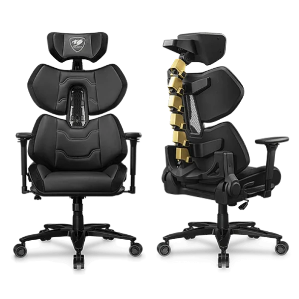 SILLA GAMER COUGAR TERMINATOR ELITE GOLD - Imagen 2