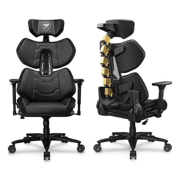 SILLA GAMER COUGAR TERMINATOR ELITE GOLD - Imagen 2