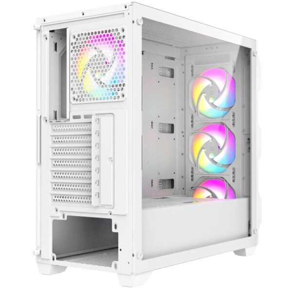 GABINETE GAMER  ICEBERG TITAN M4 WHITE  ATX 6 FANS - Imagen 2