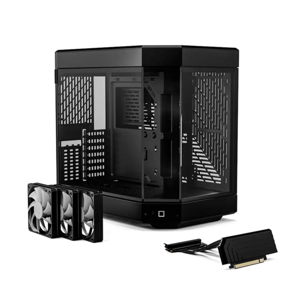 GABINETE GAMER MID TOWER HYTE Y60 NEGRO NEGRO
