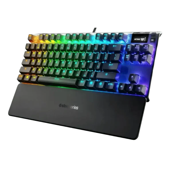 TECLADO GAMER MECANICO STEELSERIES APEX 7 TKL SW RED RGB - Imagen 4