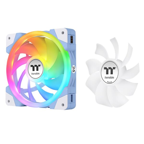 THERMALTAKE FAN PACK SWAFAN EX12 ARGB HYDRAGEA BLUE - Imagen 2