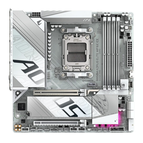 MOTHER GIGABYTE B850M AORUS ELITE WF6E ICE AM5